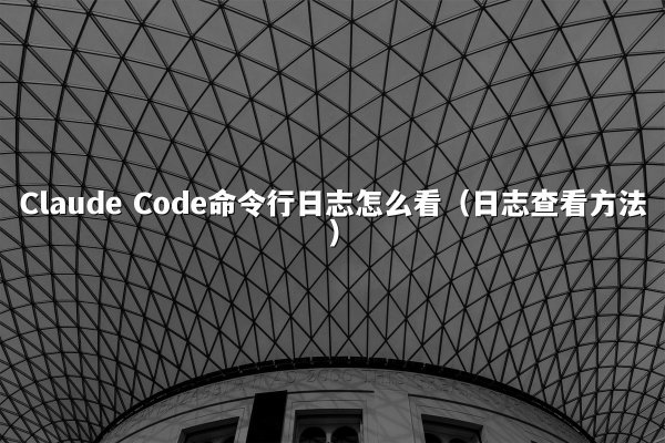 Claude Code命令行日志怎么看（日志查看方法）