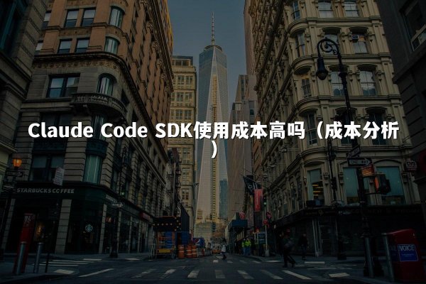 Claude Code SDK使用成本高吗（成本分析）