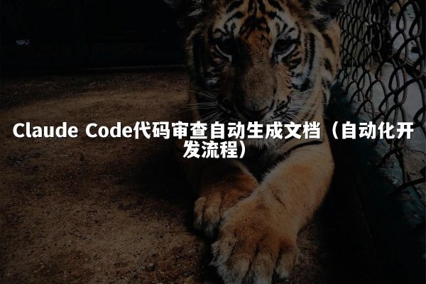 Claude Code代码审查自动生成文档（自动化开发流程）