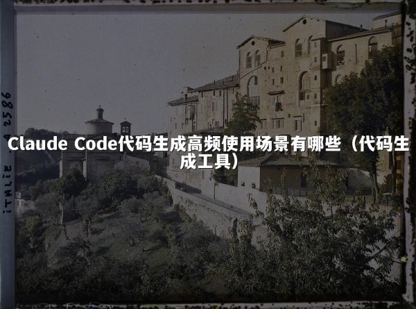 Claude Code代码生成高频使用场景有哪些（代码生成工具）