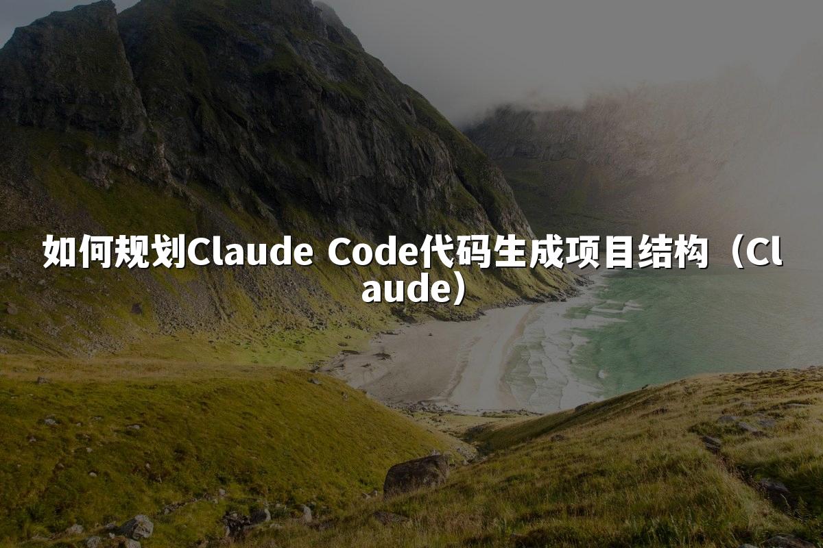 如何规划Claude Code代码生成项目结构(Claude)