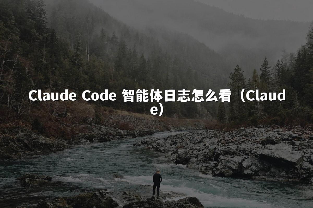Claude Code 智能体日志怎么看(Claude)