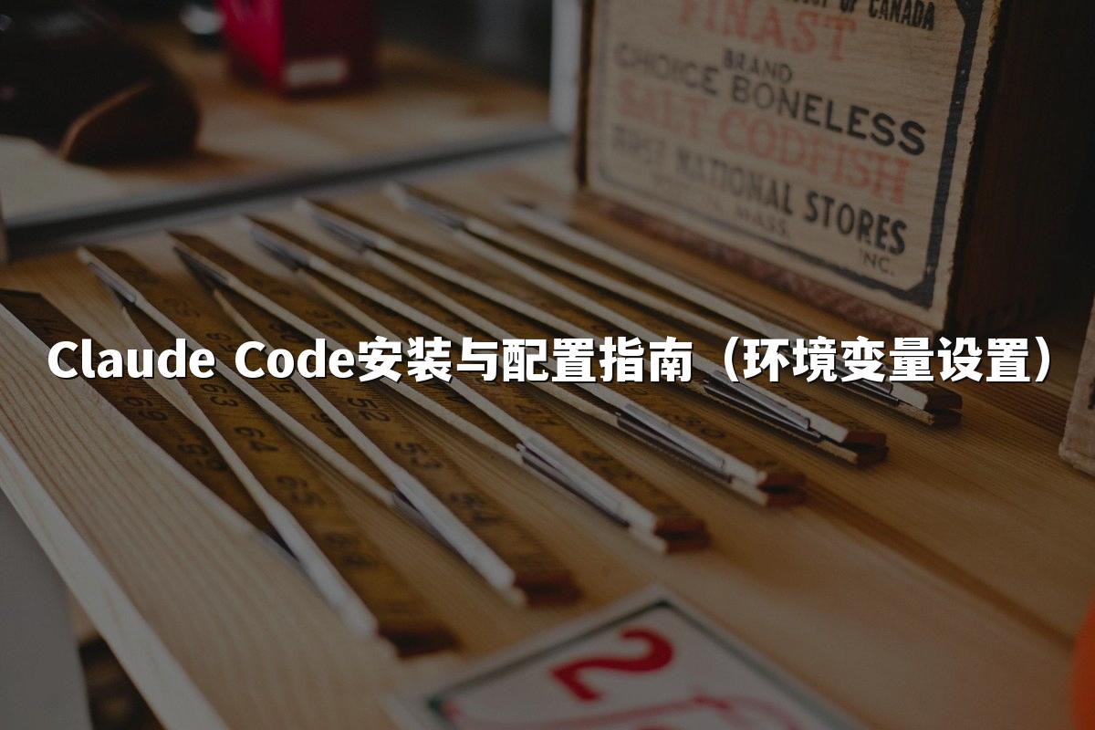 Claude Code安装与配置指南(环境变量设置)