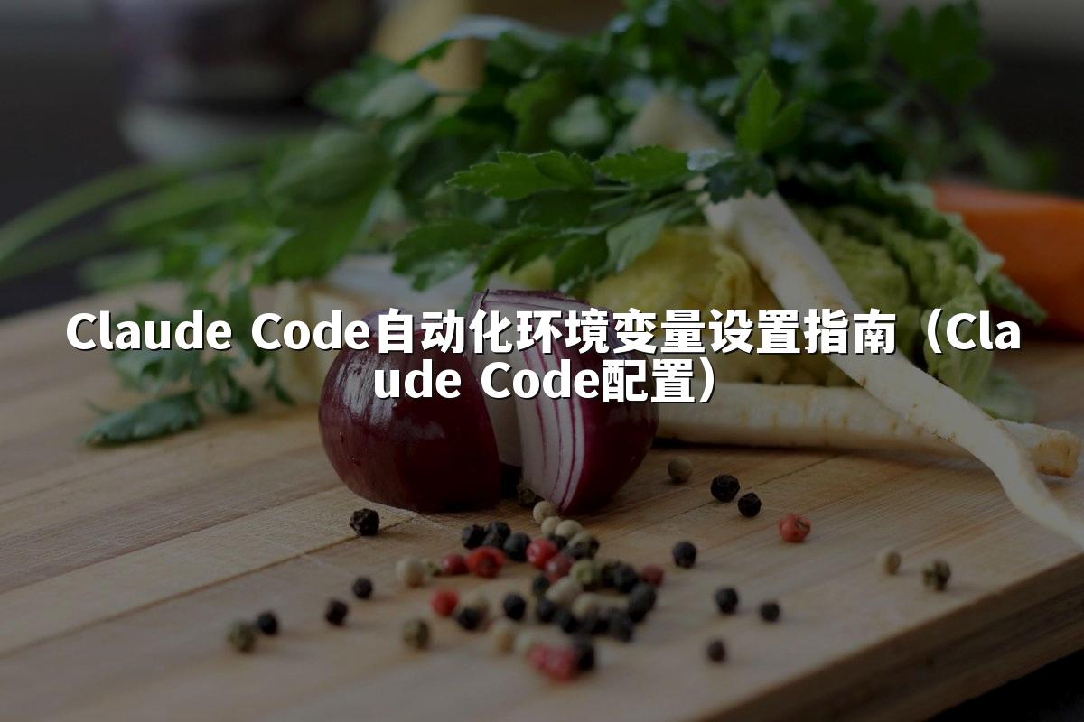 Claude Code自动化环境变量设置指南（Claude Code配置）