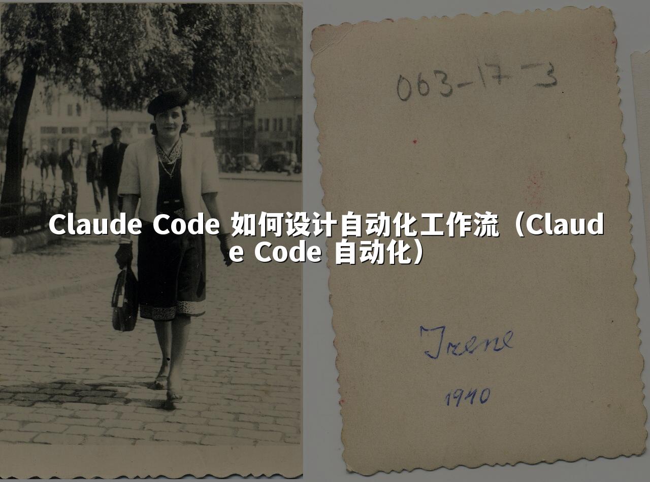 Claude Code 如何设计自动化工作流（Claude Code 自动化）