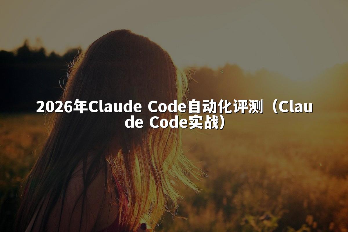 2026年Claude Code自动化评测(Claude Code实战)