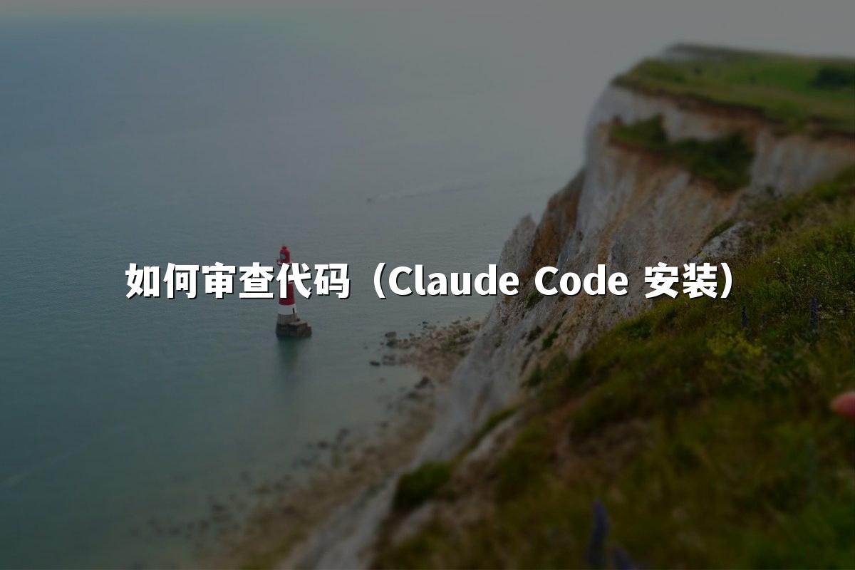 如何审查代码(Claude Code 安装)
