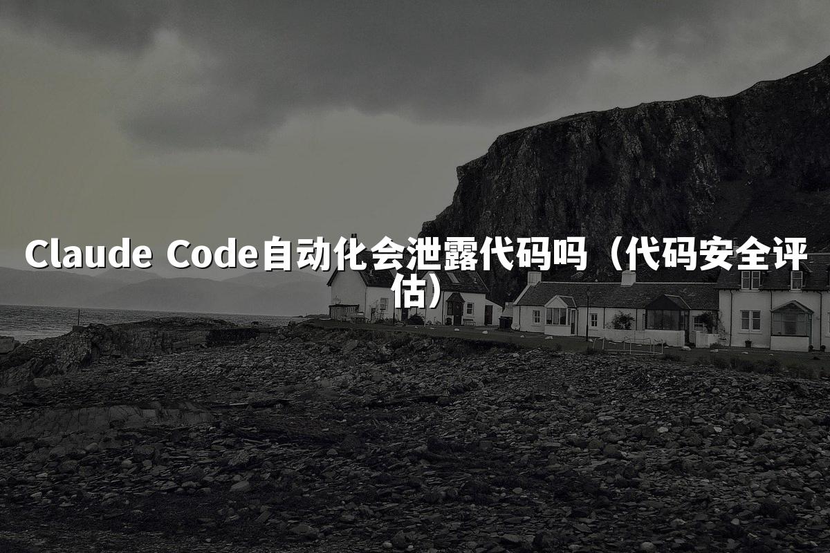 Claude Code自动化会泄露代码吗（代码安全评估）