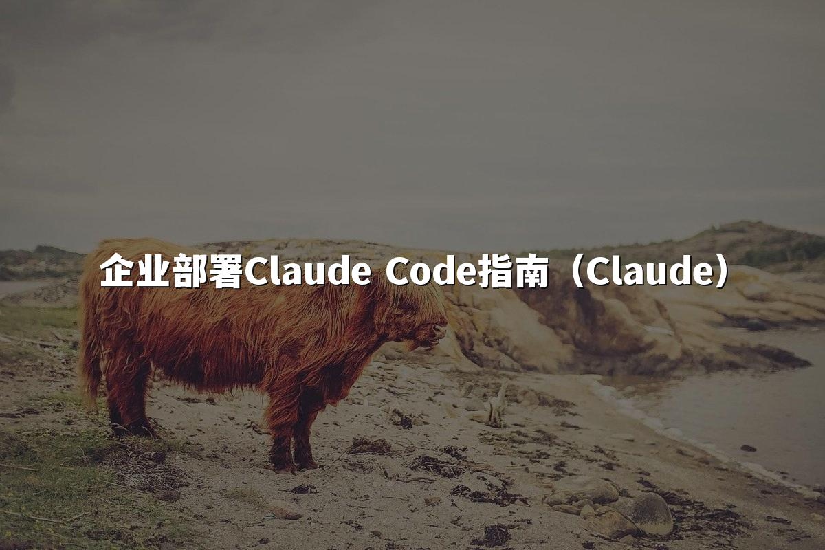 企业部署Claude Code指南(Claude)