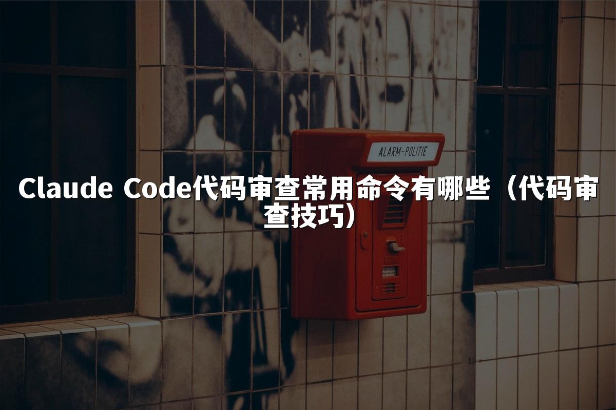 Claude Code代码审查常用命令有哪些(代码审查技巧)