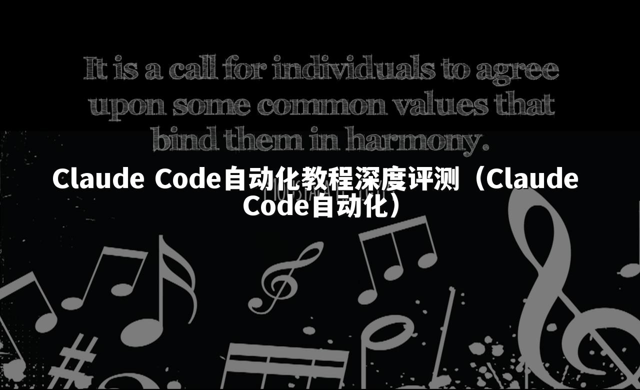 Claude Code自动化教程深度评测（Claude Code自动化）