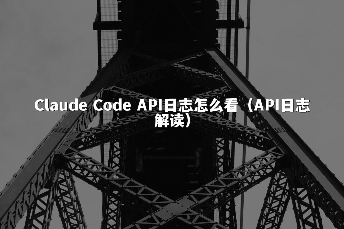 Claude Code API日志怎么看（API日志解读）