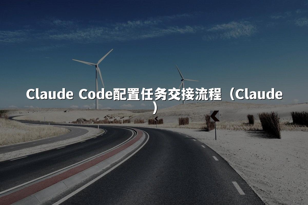 Claude Code配置任务交接流程(Claude)