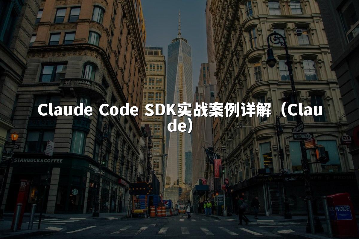 Claude Code SDK实战案例详解（Claude）