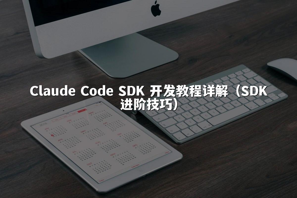 Claude Code SDK 开发教程详解(SDK进阶技巧)