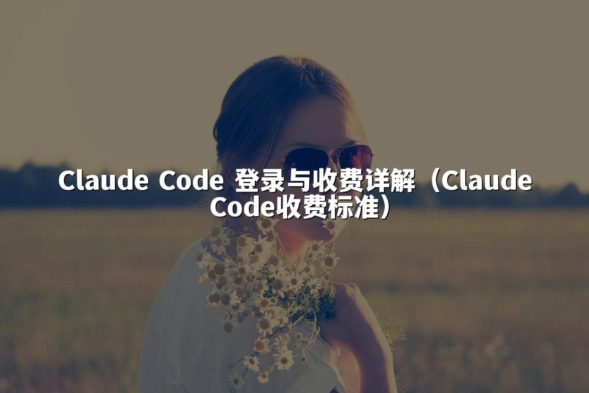 Claude Code 登录与收费详解(Claude Code收费标准)