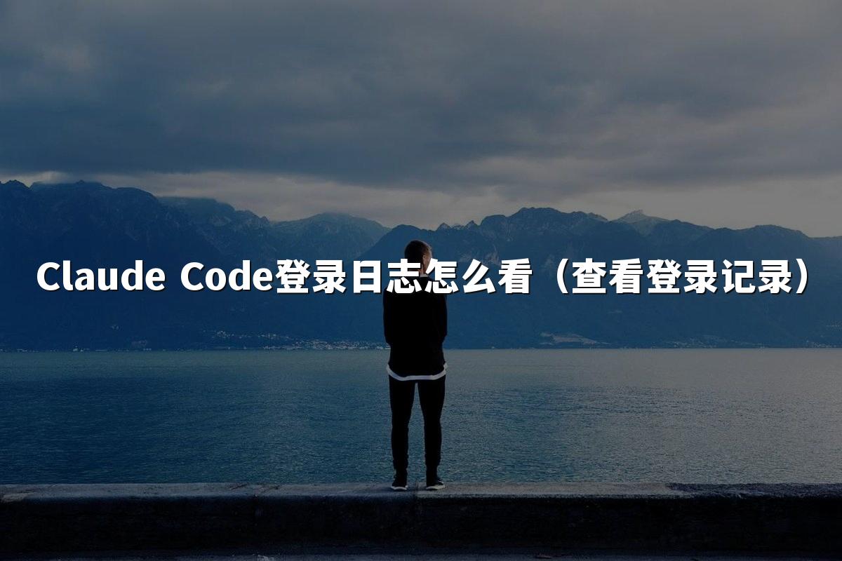 Claude Code登录日志怎么看(查看登录记录)