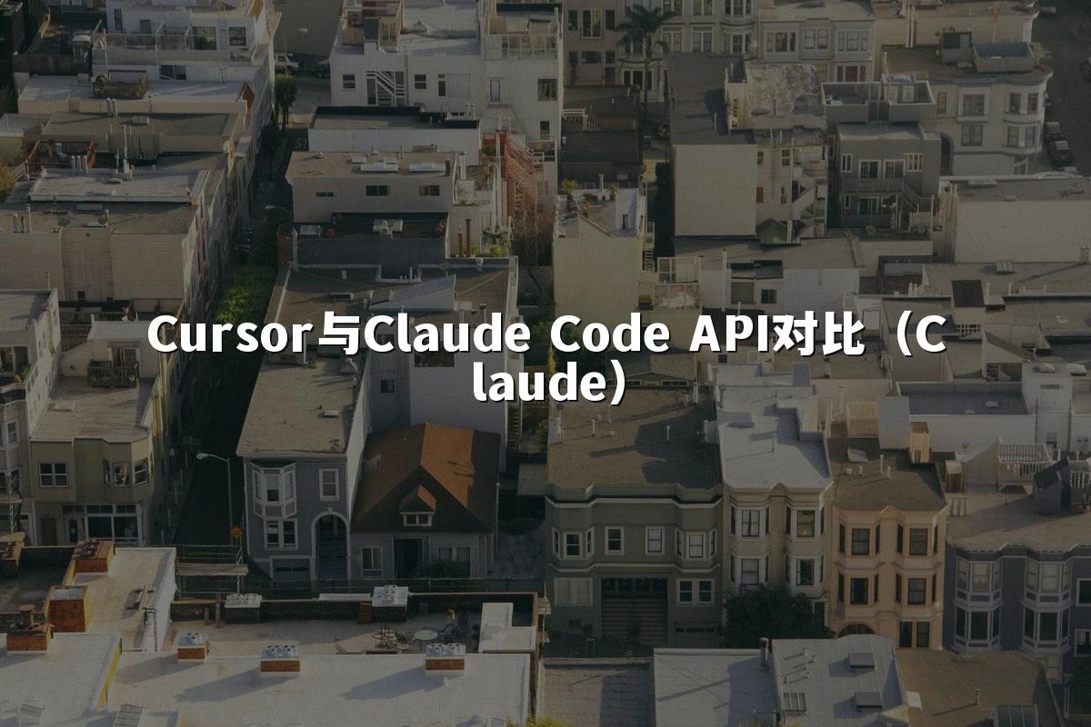 Cursor与Claude Code API对比(Claude)