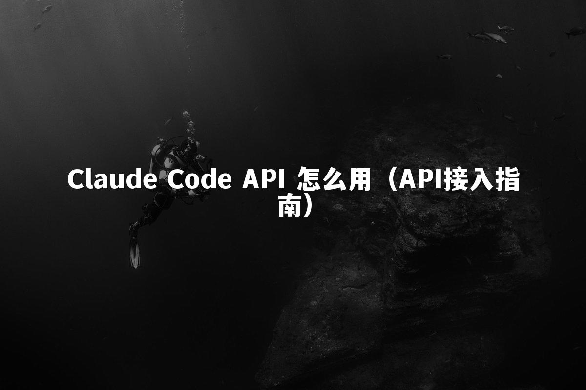 Claude Code API 怎么用（API接入指南）