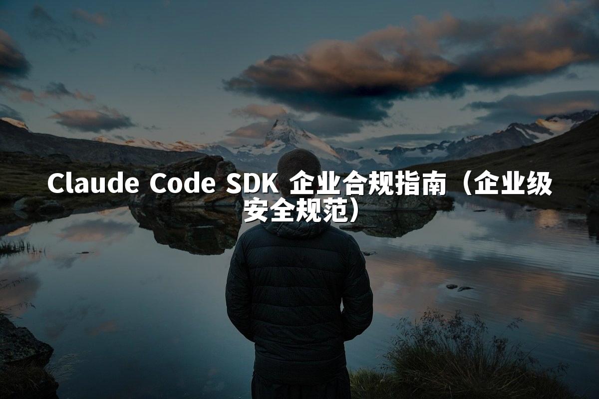 Claude Code SDK 企业合规指南(企业级安全规范)