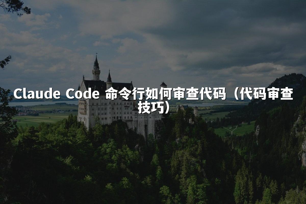 Claude Code 命令行如何审查代码(代码审查技巧)