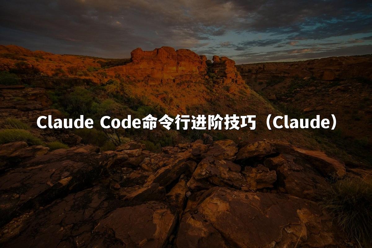 Claude Code命令行进阶技巧(Claude)