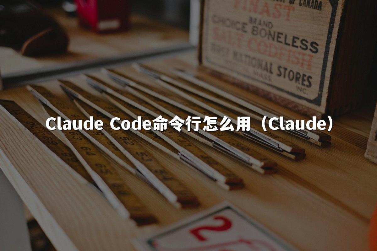 Claude Code命令行怎么用（Claude）