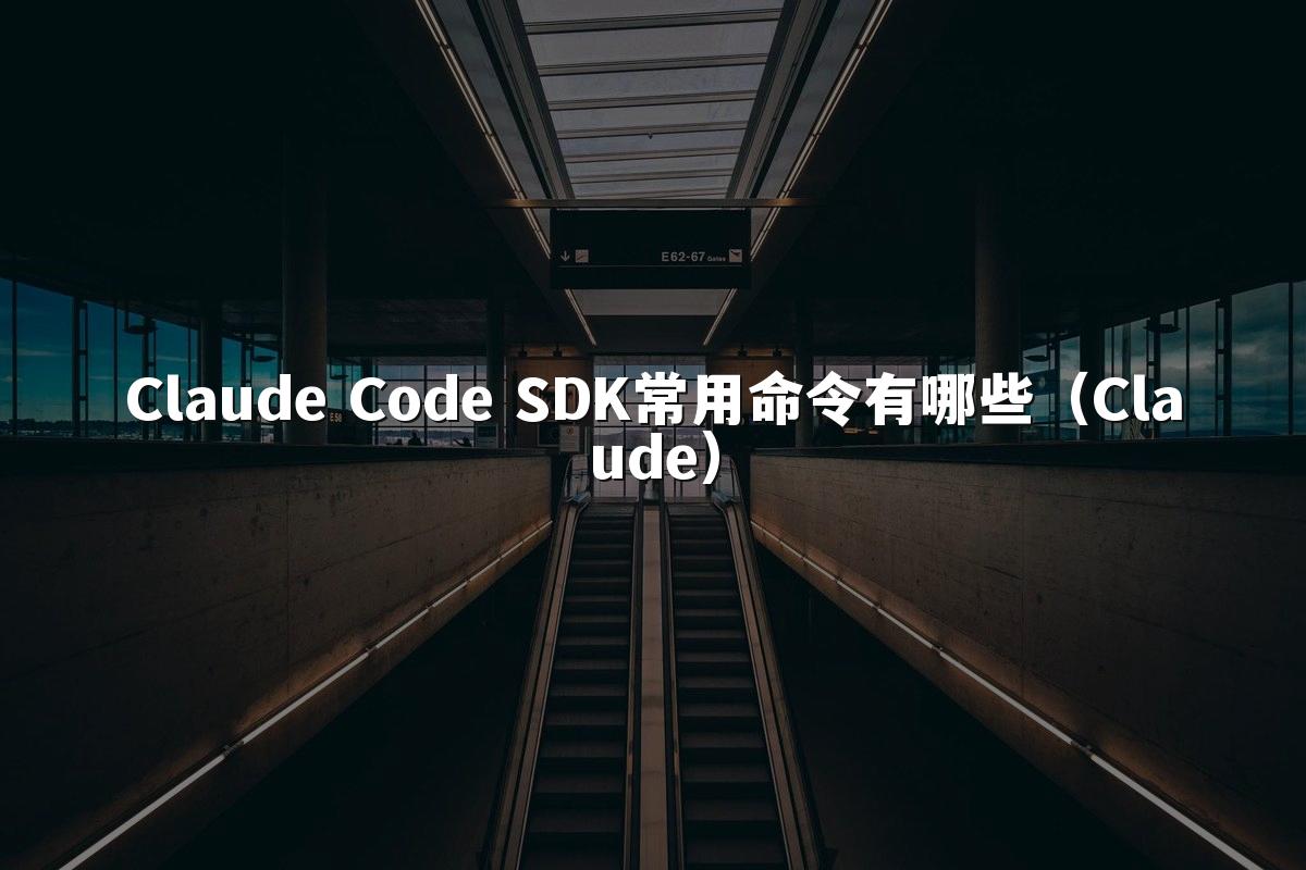 Claude Code SDK常用命令有哪些(Claude)